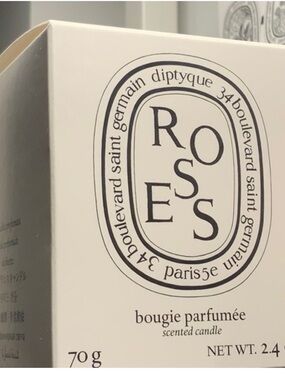 Diptyque Roses candle 70g NIB Diptyque Roses SMALL candle